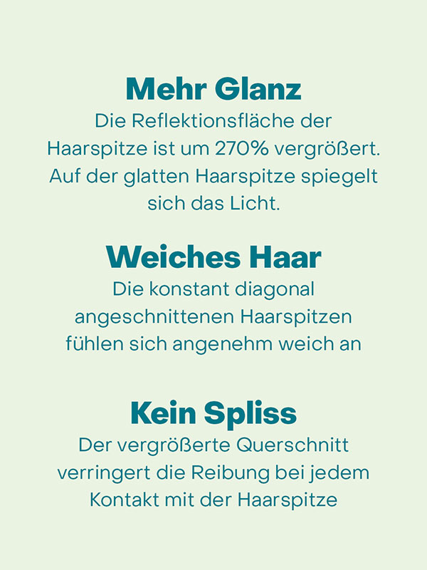 Welche Vorteile bietet der calligraphy cut an - exklusiv im Friseursalon Lela & Yvonne.